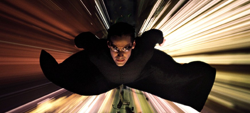 THE MATRIX RELOADED, Keanu Reeves, 2003, c Warner Brothers/courtesy Everett Collection Warner Bros/Courtesy Everett Collection ACHTUNG AUFNAHMEDATUM GESCH