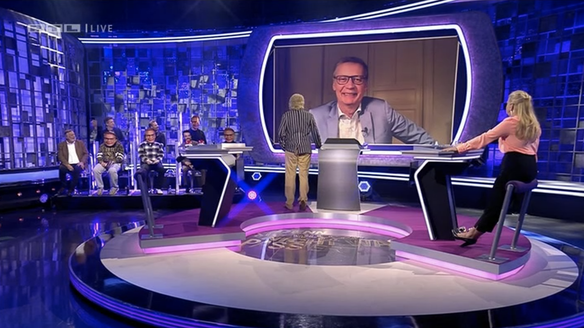 Günther Jauch ist das Lachen trotz zweiter Krankheitswoche nicht vergangen.