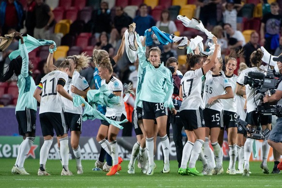 Nach dem Sieg war der Jubel der DFB-Frauen groß. Nun wartet die nächste Herausforderung.