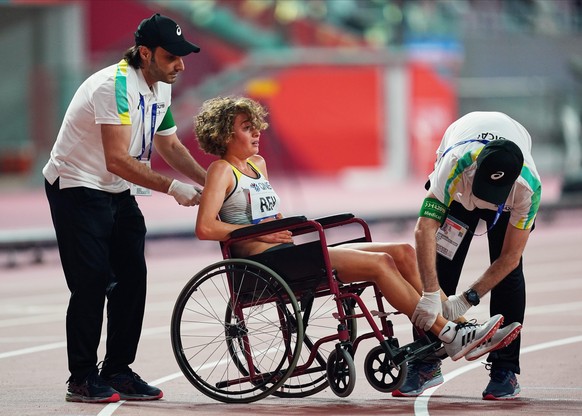 1000-Meter-Läuferin Alina Reh musste 2019 ihr Rennen abbrechen