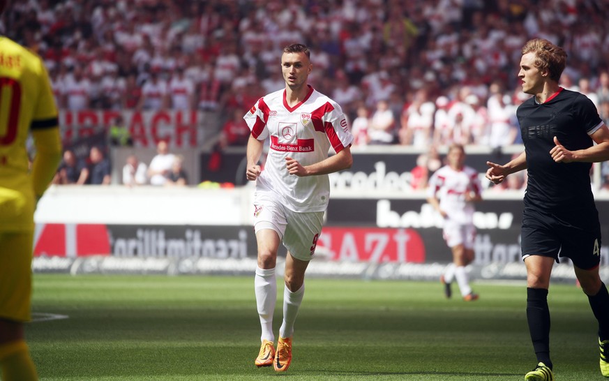 Deutschland, Stuttgart, 14.05.2022, Fussball, Bundesliga, VfB Stuttgart - 1. FC Köln: Sasa Kalajdzic (VfB Stuttgart). Foto: Robin Rudel