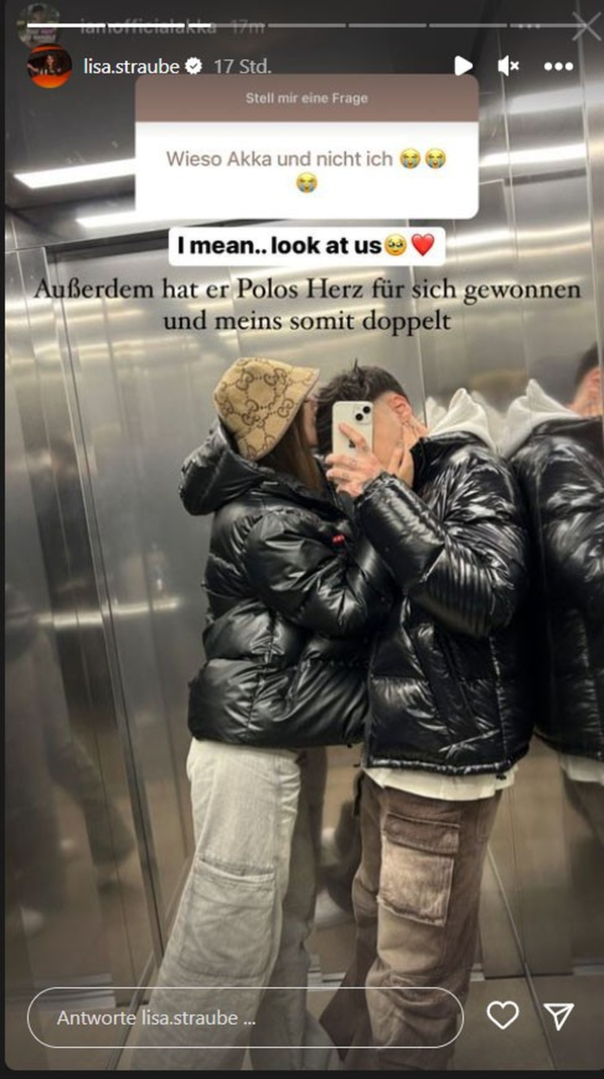 Lisa Straube befeuert Liebes-Gerüchte.