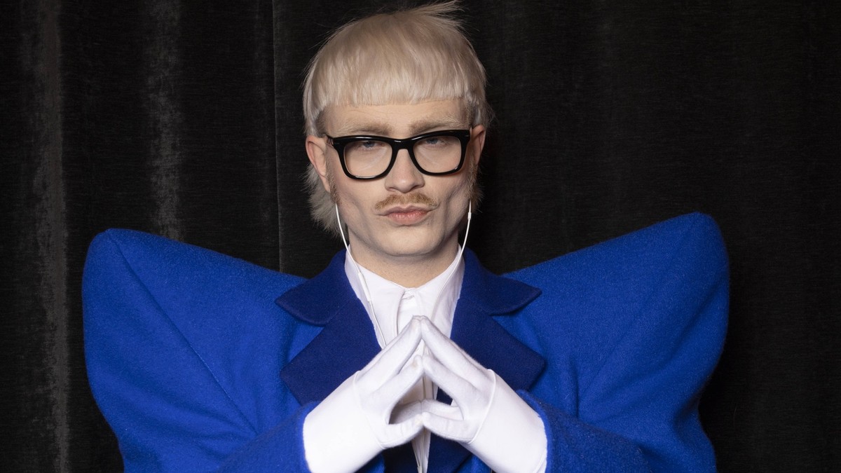 Joost Klein from The Netherlands during the press meeting ahead of the concert Nordic Eurovision Party held at Berns in Stockholm, Sweden April 14, 2024. STOCKHOLM SWEDEN ttexport x10080x *** Joost Kl ...