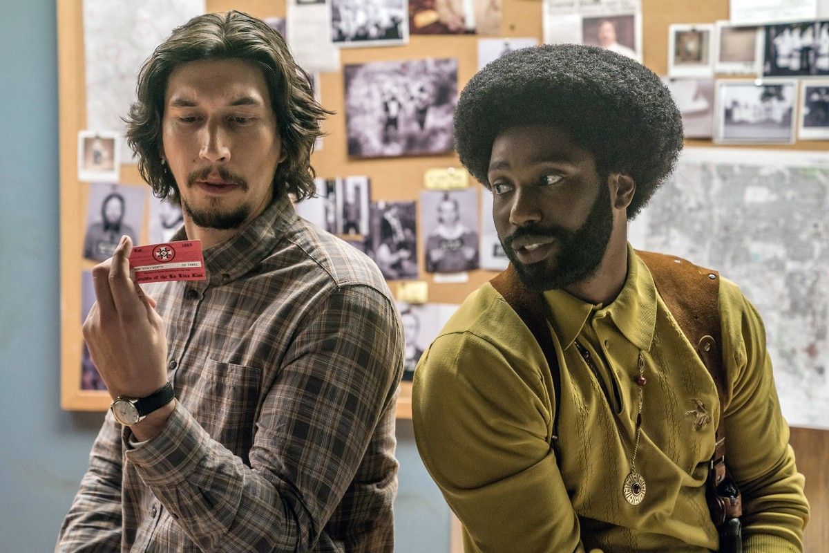 Adam Driver und John David Washington in "Blackkklansman".