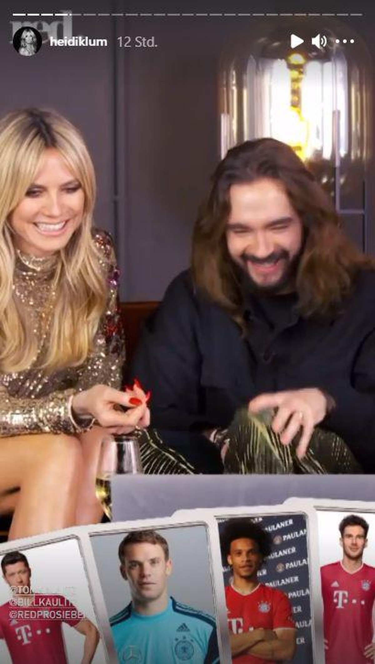 Heidi Klum teilte ihre Quiz-Blamage auch als Instagram-Story mit ihren Fans.
