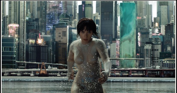 Scarlett Johannson spielt in "Ghost in the Shell" einen Cyborg. 