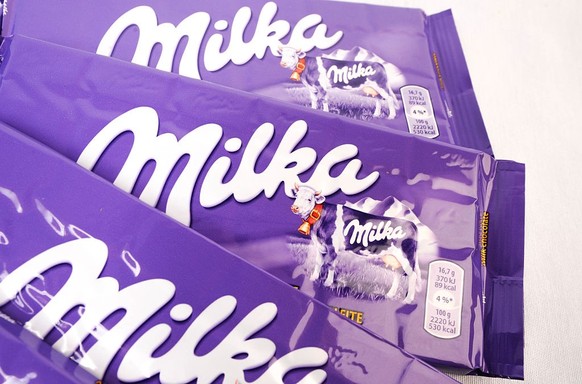 Chocolate confection Milka. (Newscast/Universal Images Group via Getty Images)