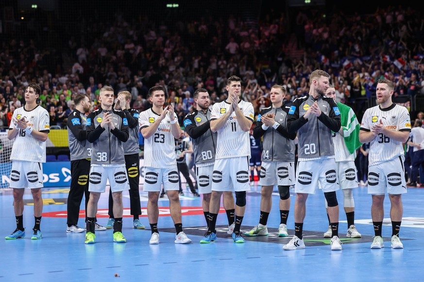 Handball I Herren I EURO 2024 I Vorrunde I Gruppe A I Deutschland - Frankreich I 16.01.2024 Entt