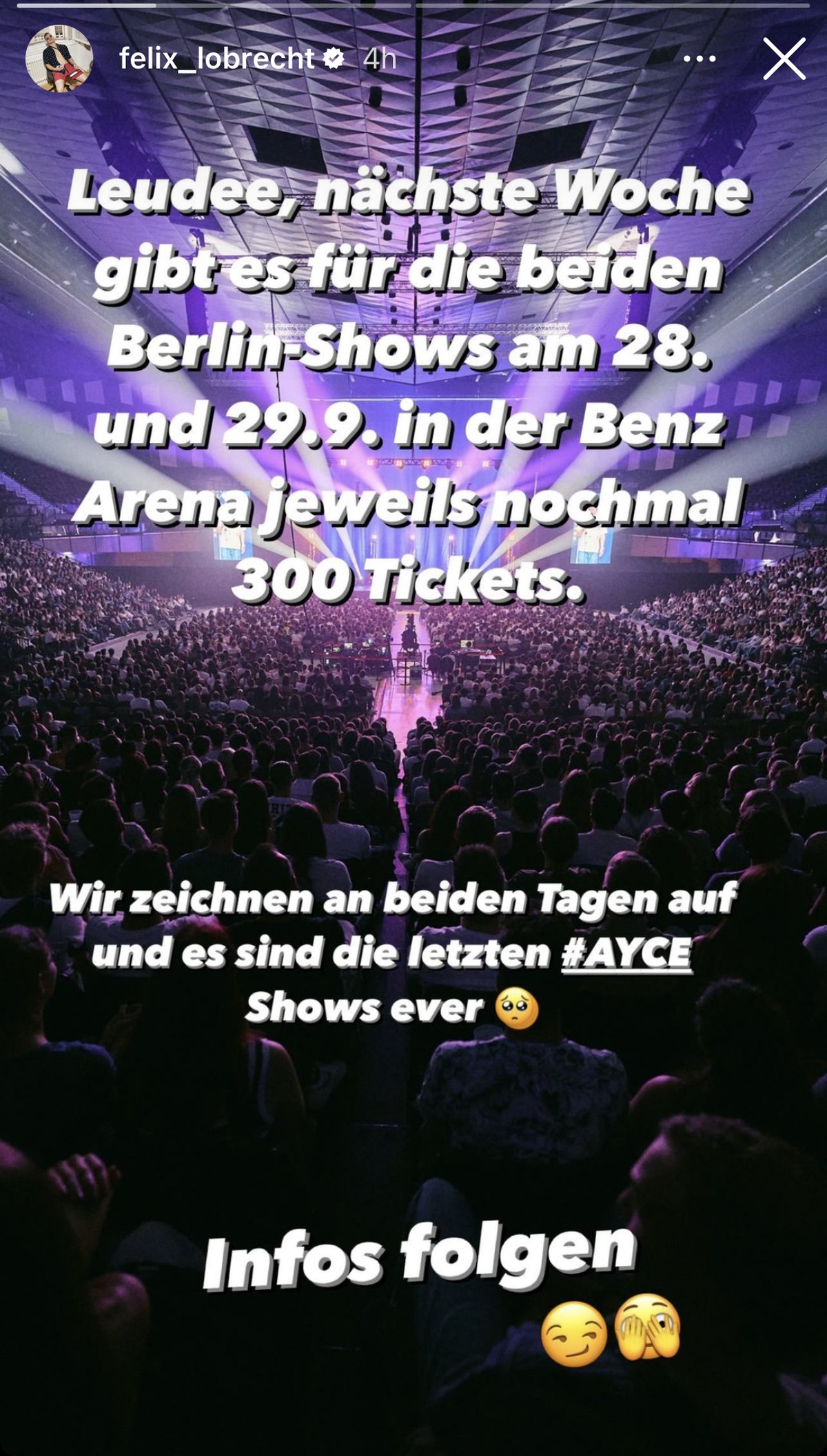 Felix Lobrecht beendet im September sein "All you can eat"-Programm.