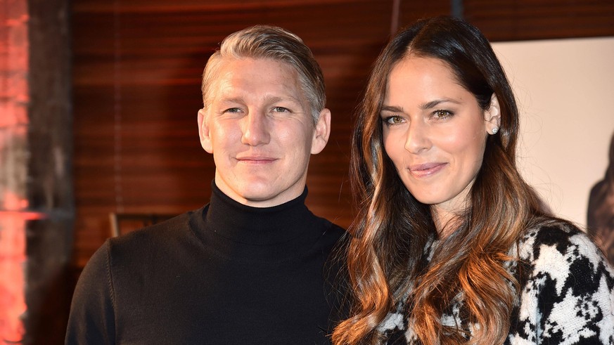 Bastian Schweinsteiger und seine Ehefrau Ana Ivanovic bei der Brax Fashion Party zur Pr