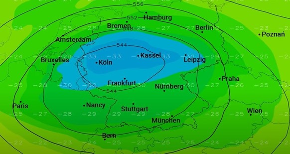 Die aktuelle Wetter-Lage in Deutschland zeichnet ein eiförmiges Bild.