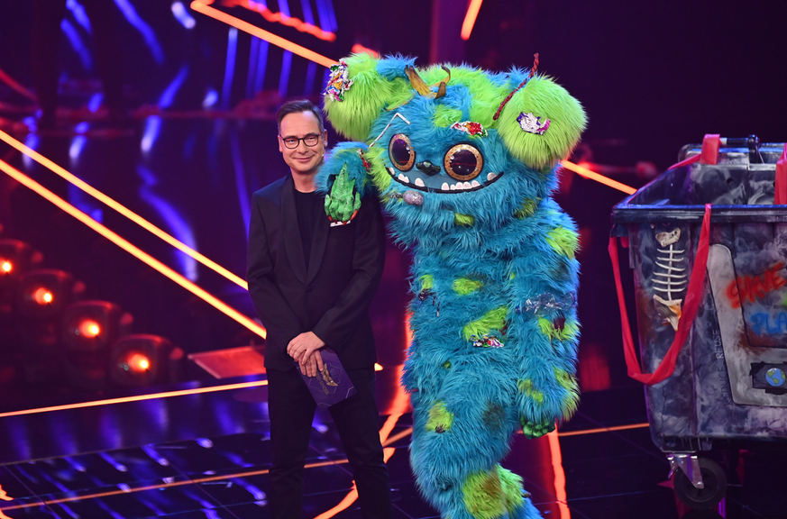 Matthias Opdenhövel und Mülli Müller im Finale von "The Masked Singer".