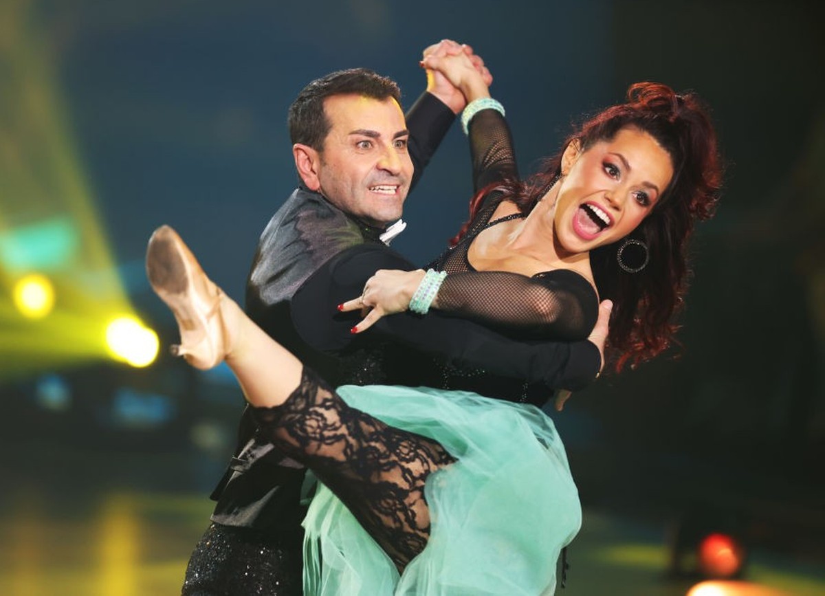 COLOGNE, GERMANY - MARCH 17: Ali Güngörmüş and Christina Luft perfom during the fourth "Let's Dance" show at MMC Studios on March 17, 2023 in Cologne, Germany. (Photo by Andreas Rentz/G ...