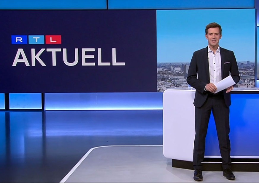 Maik Meuser moderiert "RTL Aktuell".