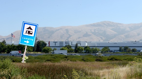 Das Tesla-Werk in Kalifornien.