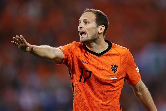 ROTTERDAM - Daley Blind of Holland during the UEFA Nations League match between the Netherlands and Poland at Feyenoord stadium on June 11, 2022 in Rotterdam, Netherlands. ANP MAURICE VAN STEEN UEFA N ...