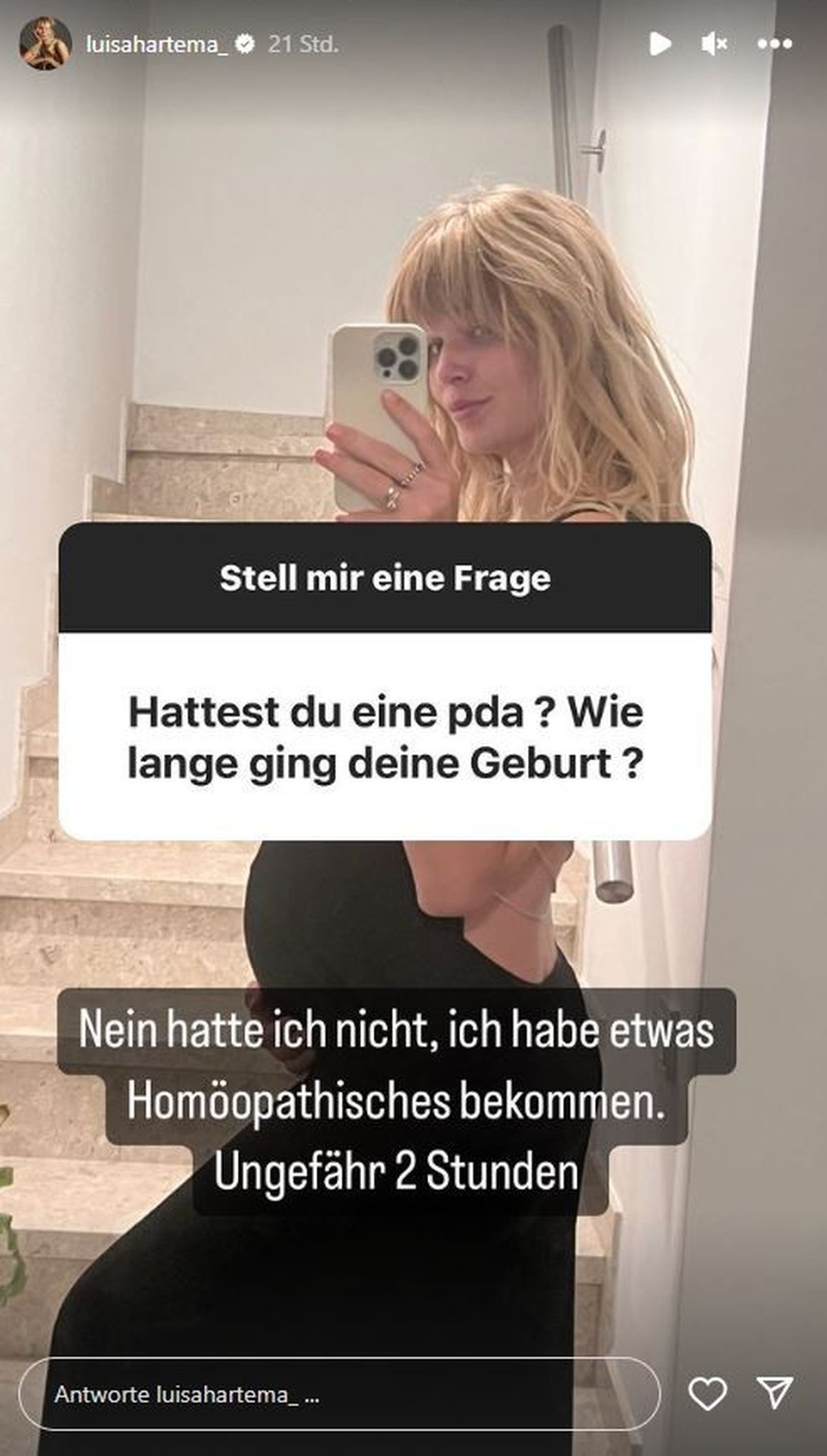 Eine PDA bekam Luisa nicht.