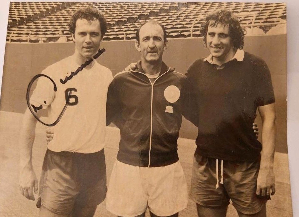 Franz Beckenbauer Autogramm Firmani