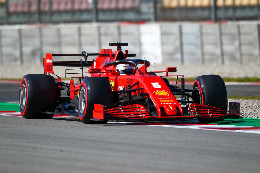 vettel during Pre-season Testing 2020, Formula 1 Championship in Barcellona Spain, Italy, February 28 2020 PUBLICATIONxINxGERxSUIxAUTxONLY Copyright: xLM/AlessioxDexMarcox/xIPAx/xLivexMediax 0