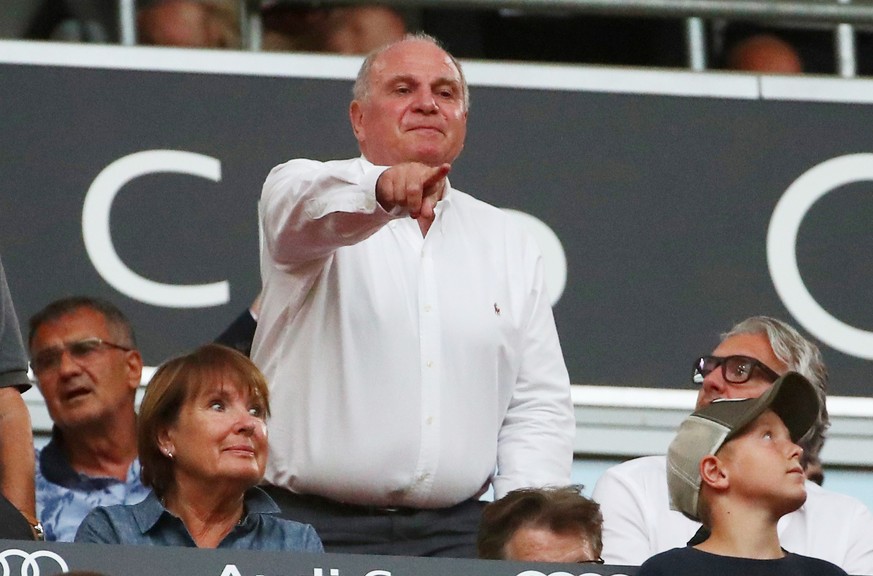 Soccer Football - Audi Cup - Bayern Munich v Fenerbahce - Allianz Arena, Munich, Germany - July 30, 2019 Bayern Munich president Uli Hoeness before the match REUTERS/Michael Dalder