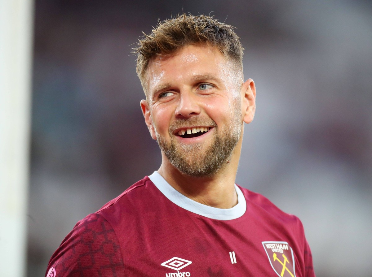 Niclas F�llkrug of West Ham West Ham v Chelsea, Football, Premier League, London Stadium, London, UK, 22/08/25 EDITORIAL USE ONLY No use with unauthorised audio, video, data, fixture lists outside the ...