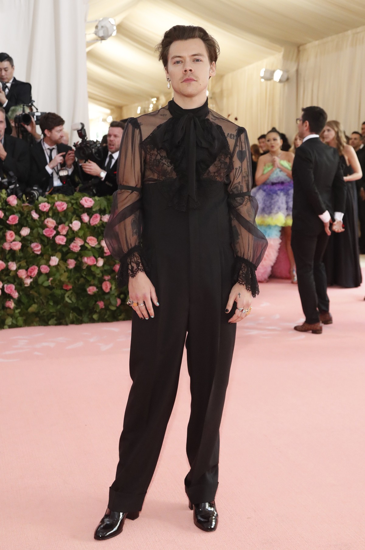 Metropolitan Museum of Art Costume Institute Gala - Met Gala - Camp: Notes on Fashion - Arrivals - New York City, U.S. - May 6, 2019 - Harry Styles. REUTERS/Mario Anzuoni
