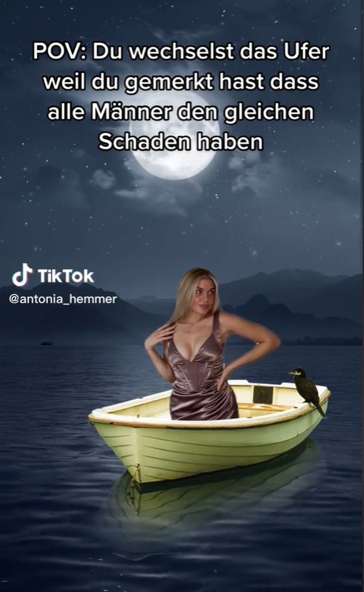 Antonia hat von der Männerwelt offenbar erst einmal genug.