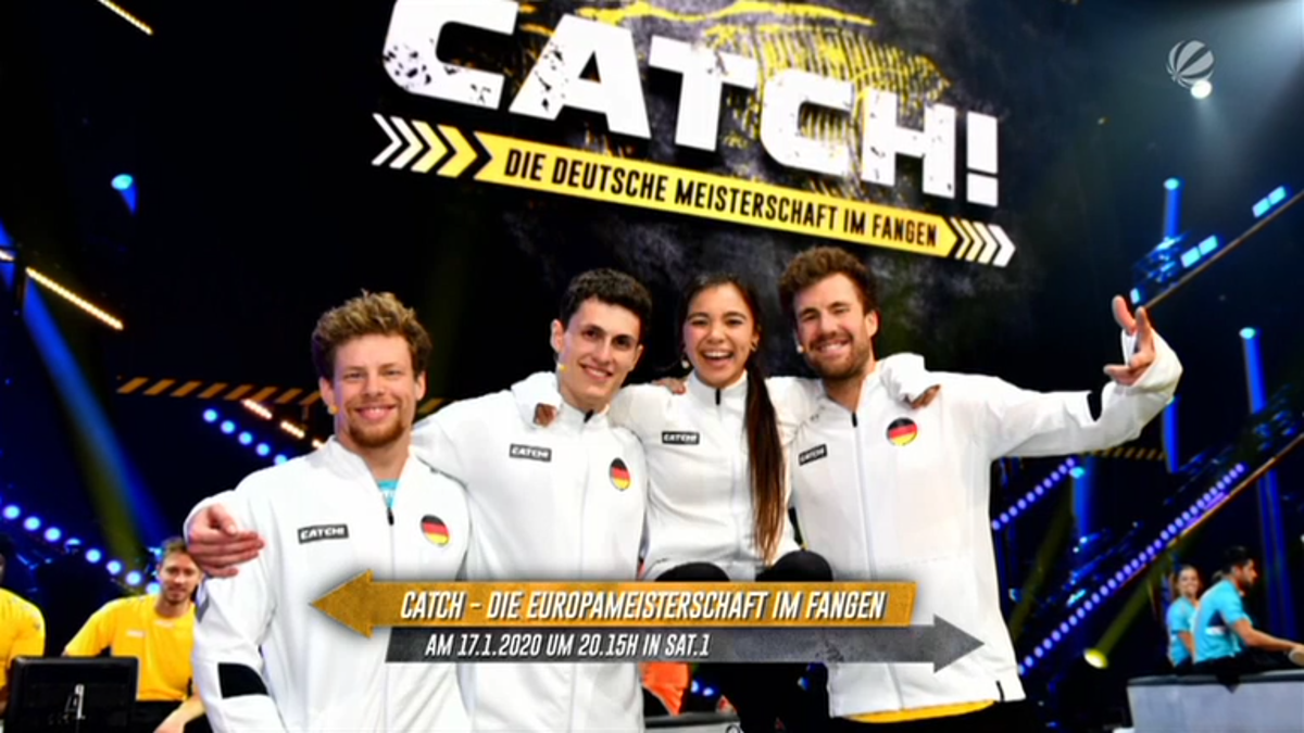 Luke Mockridge (r.) mit seinem Team.