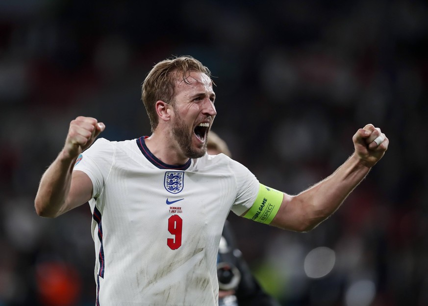 Harry Kane jubelt den Final-Einzug von England