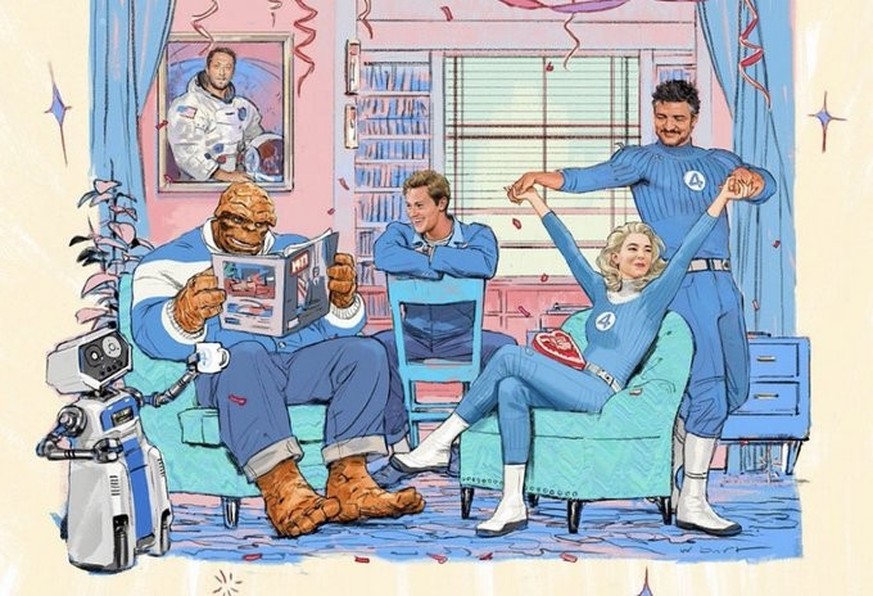 So sehen die neuen "Fantastic Four" aus.