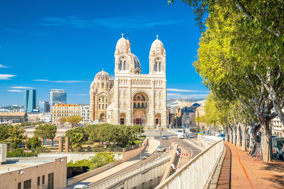 City of Marseille Cathedral and cityscape view City of Marseille Cathedral and cityscape view, southern France, 59670776.jpg RECORD DATE NOT STATED