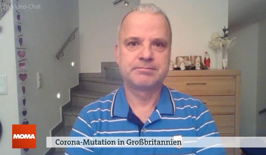 Der Virologe Martin Stürmer spricht im Videochat mit dem Moderator des ARD-"Morgenmagazins".