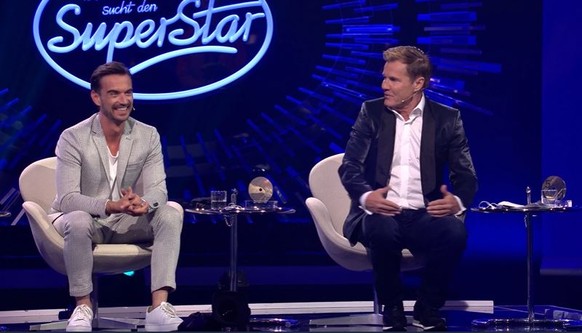 "DSDS"-Juror Silbereisen musste lachen bei Bohlens Seitenhieb.