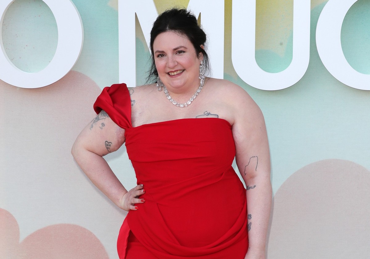 LONDON, ENGLAND - JUNE 23: Lena Dunham attends the UK Special Screening for Lena Dunham’s &quot;Too Much&quot; at the Barbican Centre on June 23, 2025 in London, England. (Photo by Justin Palmer/Getty ...