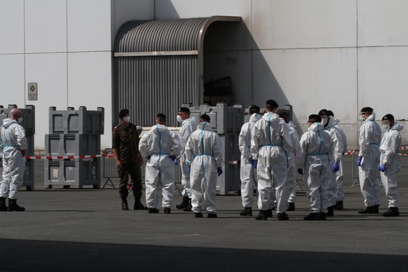 HANDOUT - 19.06.2020, Nordrhein-Westfalen, Rheda-Wiedenbr�ck: Foto: ---/Bundeswehr/dpa - ACHTUNG: Nur zur redaktionellen Verwendung im Zusammenhang mit der aktuellen Berichterstattung und nur mit voll ...