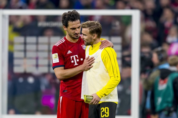 GER, 1.FBL, FC Bayern Muenchen vs. Borussia Dortmund / 06.04.2019, Allianz Arena, Muenchen, GER, 1.FBL, FC Bayern Muenchen vs. Borussia Dortmund, DFL regulations prohibit any use of photographs as ima ...