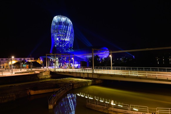 La cite du vin is the Wine museum of Bordeaux near to Garonne river. Bordeaux, Aquitaine. France.