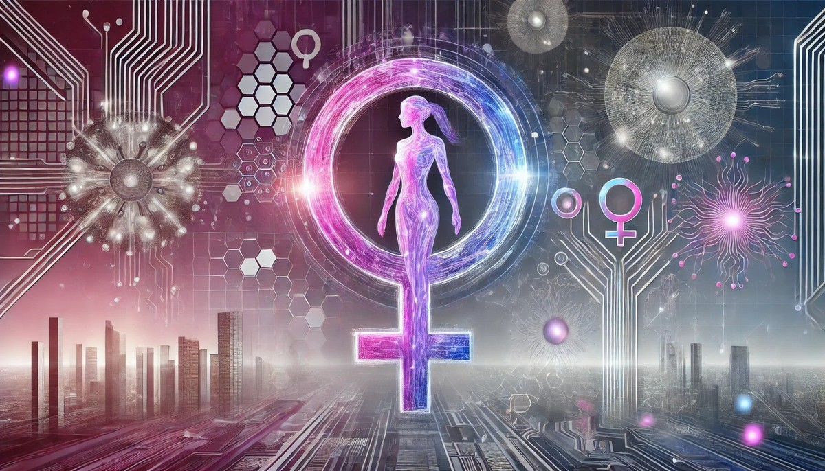 Wenn man ChatGPT nach einem Symbolbild für Feminismus und KI fragt, kommt das dabei heraus.
