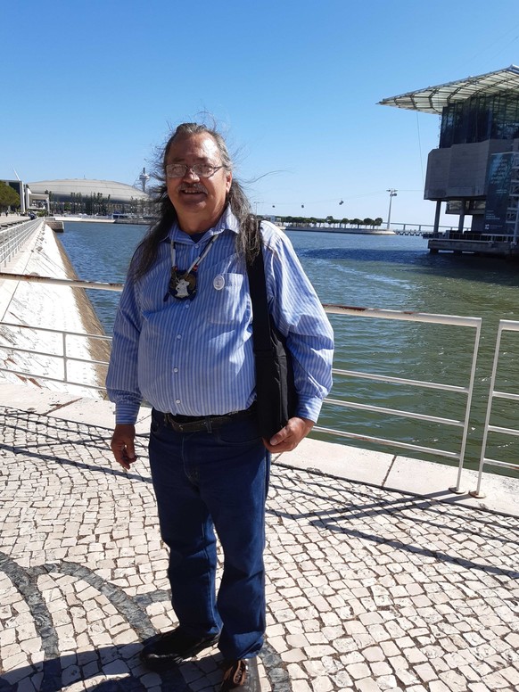 Chief Gary Harrison, Häuptling und Vorsitzender des Chickaloon Native Village, Alaska.