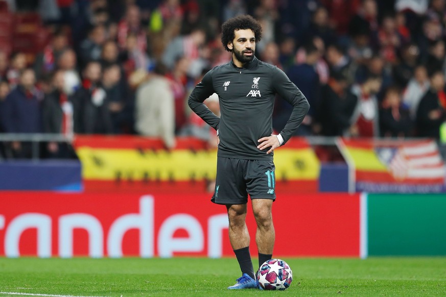 Mohamed Salah Liverpool, FEBRUARY 18, 2020 - Football / Soccer : UEFA Champions League Round of 16 1st leg match between Atletico de Madrid 1-0 Liverpool FC at the Estadio Metropolitano in Madrid, Spa ...