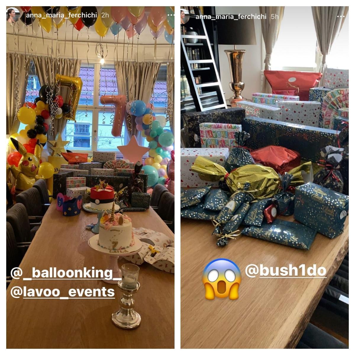 Auch die Geschenke konnten sich sehen lassen.