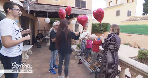 Zu Jens' 50. Geburtstag ließ seine Familie Luftballons steigen
