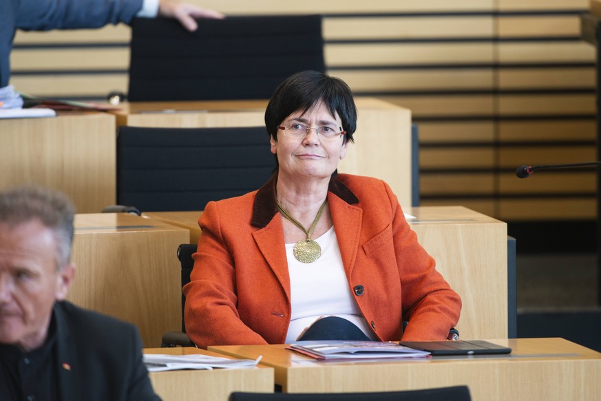 Christine Lieberknecht im Thüringer Landtag 2019.
