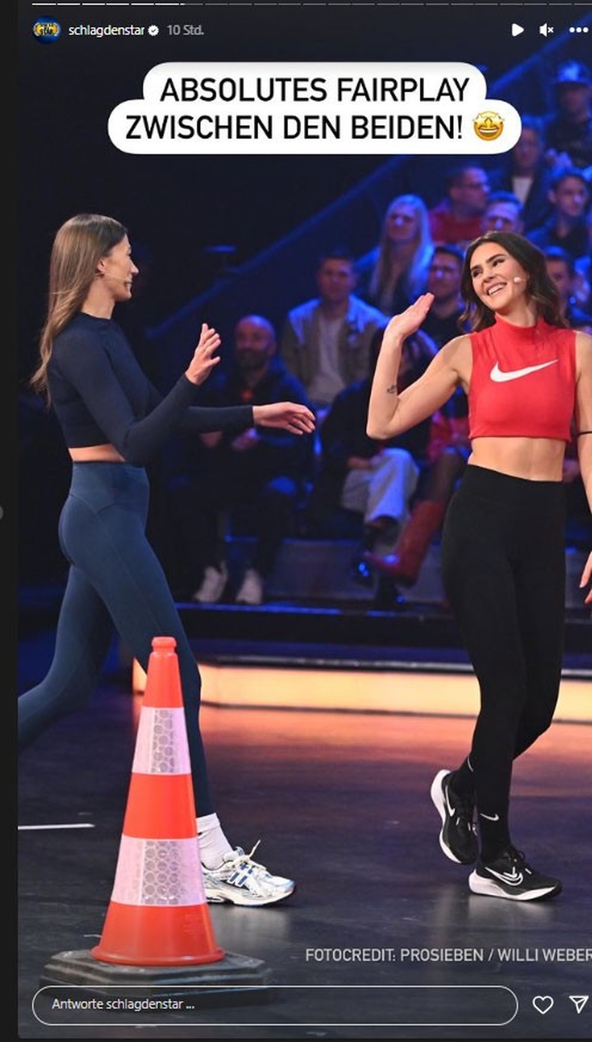 Zwischen Leony und Stefanie Giesinger ging es immer fair zu.