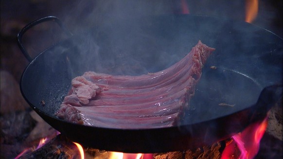 Für vier Sterne bekommen die Stars einen Bund Möhrchen, eine Sellerieknolle, Löwenmähnen-Pilze, vier Baby-Bananen und Wildschwein-Rippchen.

+++ Die Verwendung des sendungsbezogenen Materials ist nur  ...
