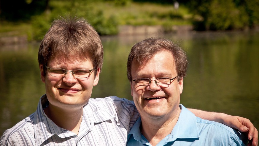 Alexander Benninghoff mit seinem Vater Udo.