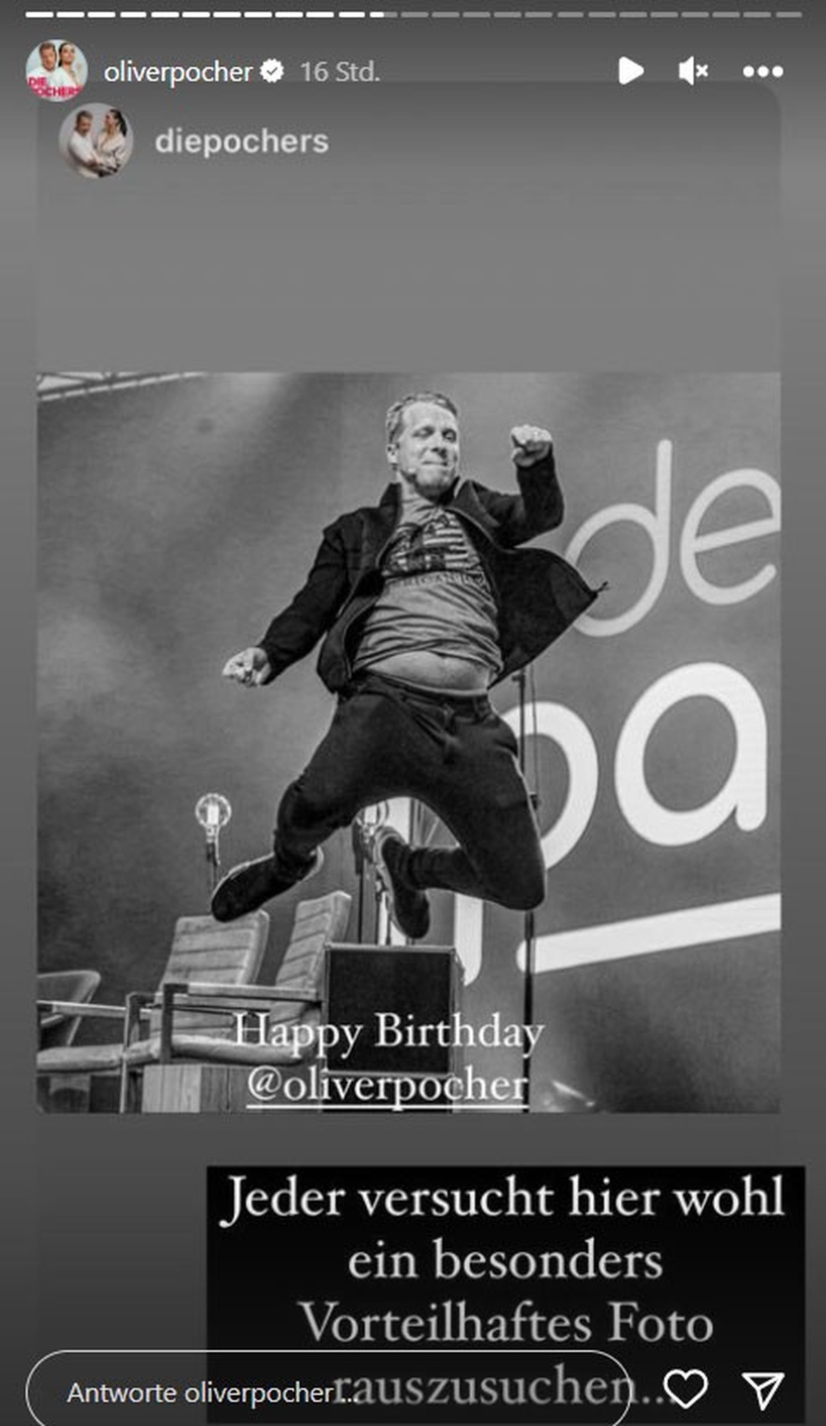 Oliver Pocher erhielt zahlreiche Glückwünsche zum Geburtstag.