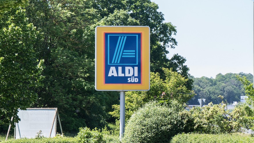 Bamberg, Deutschland 21.05.2020:
Symbolbilder - 2020

Aldi Süd, Sued, Logo, Schriftzug, Feature / Symbol / Symbolfoto / charakteristisch / Detail / | Verwendung weltweit