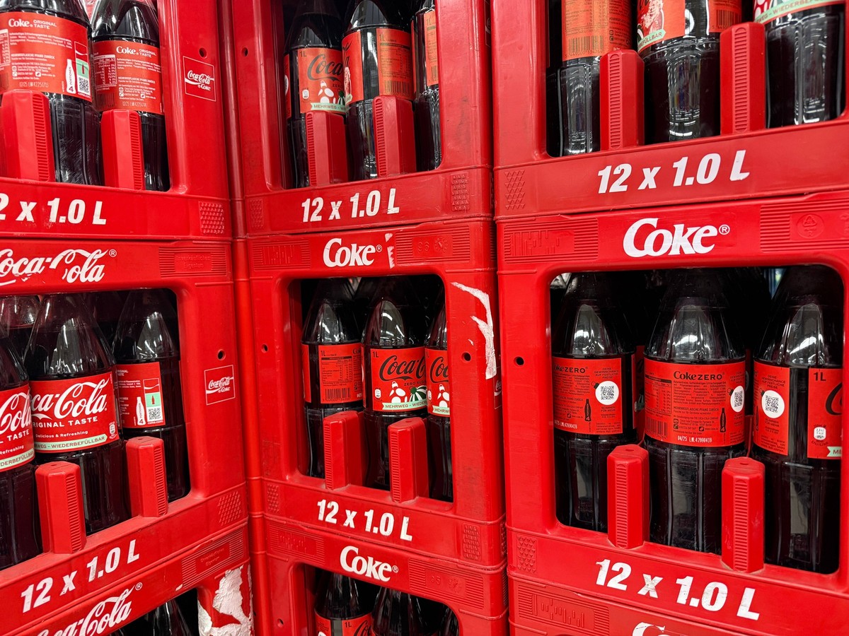 Coca-Cola Kasten Coke Getr