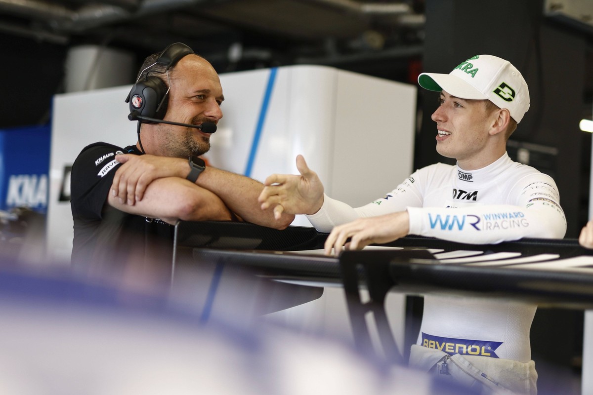 Zandvoort: DTM Zandvoort Circuit 2023, Zandvoort, on June, 23, 2023, Photo by Hoch Zwei, 27 Mercedes-AMG GT3 EVO, Winward Racing LLC: David Schumacher Zandvoort Netherland *** Zandvoort DTM Zandvoort  ...